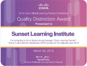 2014 Quality Distinction Award