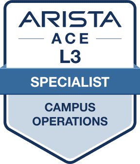 Arista Campus Operations Specialist Badge