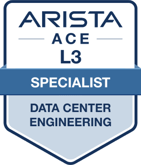 Arista DC Engineering Specialist Badge